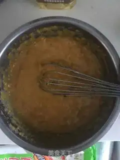 Make Pumpkin brownies step 1