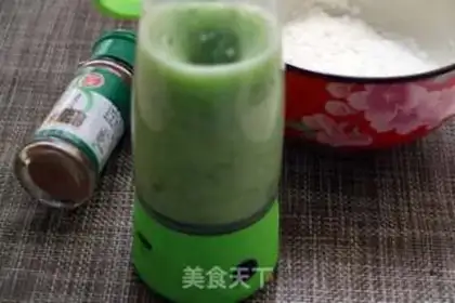 Make Fresh cucumber cake step 1