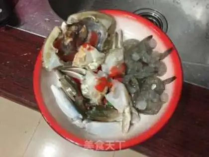 Make Crab duck, casserole step 2