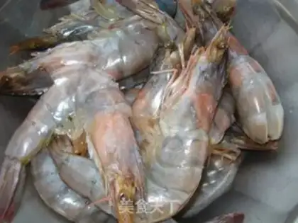 Make Garlic fans steam shrimp step 0