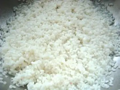 Make The rice eggs step 0