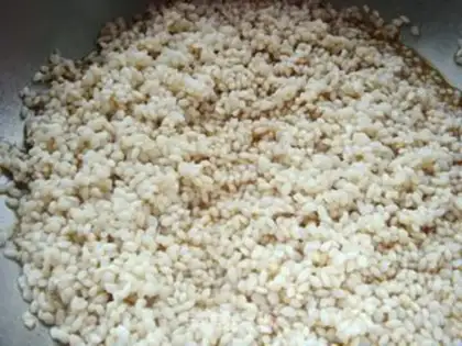 Make The rice eggs step 3