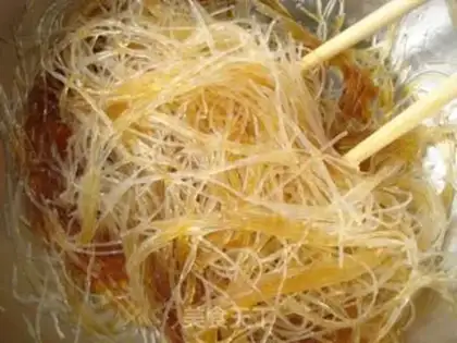 Make Garlic fans steam shrimp step 2