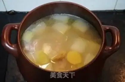 Make Pork bouquet, soybean soup step 11