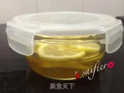 Make Honey lemon tea step 3