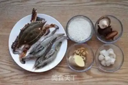Make The spicy seafood congee step 0