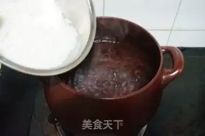 Make The spicy seafood congee step 4
