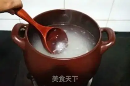 Make The spicy seafood congee step 5