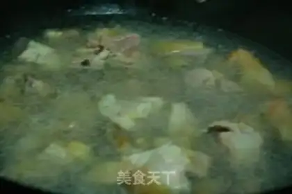 Make Potato chicken step 1