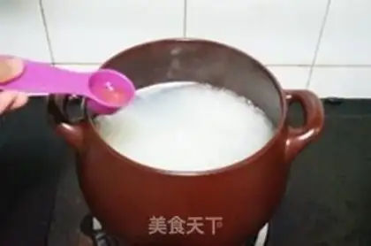 Make The spicy seafood congee step 6