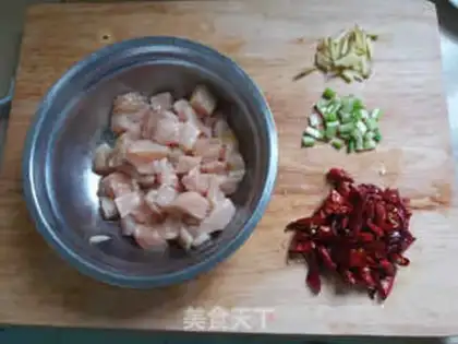 Make Spicy chicken step 1