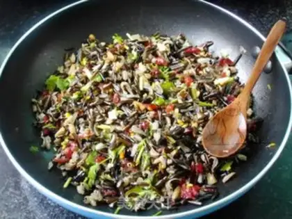 Make Cranberry walnut rice step 7