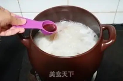 Make The spicy seafood congee step 11