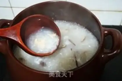 Make The spicy seafood congee step 12