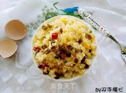 Make Egg fried rice step 6