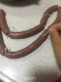 Make Homemade garlic sausage step 7