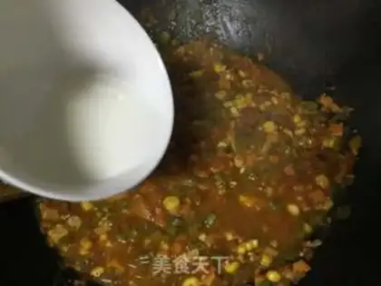 Make Quick-hand five-colored vegetable noodles step 7