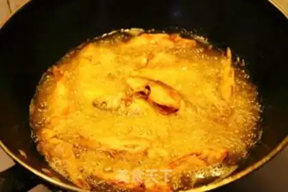 Make Pretzels, fried fish step 6