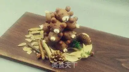 Make Bear Bread Tree step 11