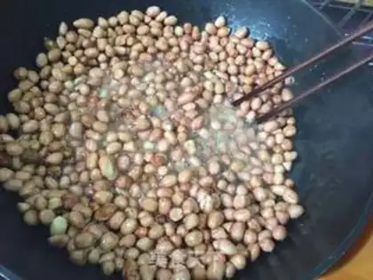 Make Fry peanuts step 3