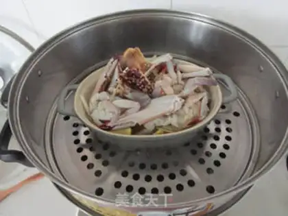 Make Crab steamed eggs step 7