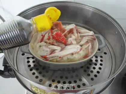 Make Crab steamed eggs step 8
