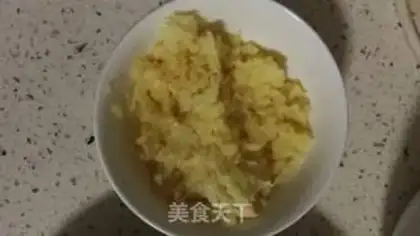 Make A garlic fan scallop step 1
