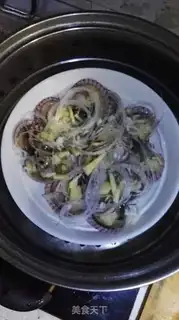 Make A garlic fan scallop step 3