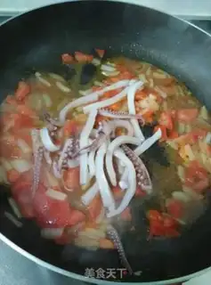 Make Seafood pasta step 6