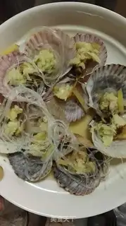 Make A garlic fan scallop step 4
