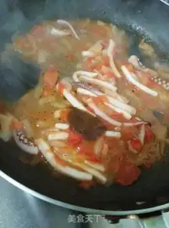 Make Seafood pasta step 7