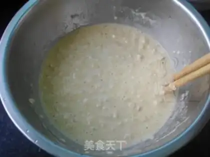Make oatmeal oatmeal eggcake step 3