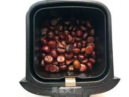 Make Sweet chestnuts roasting step 4