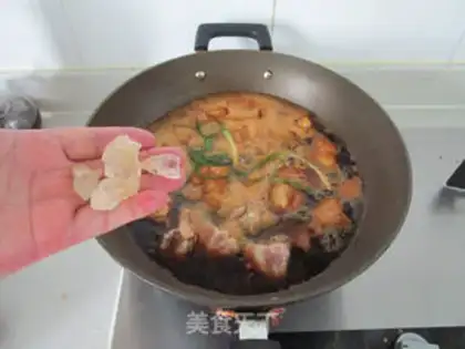 Make Beer and plum and pork step 11