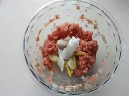 Make Shrimp corn pork step 1