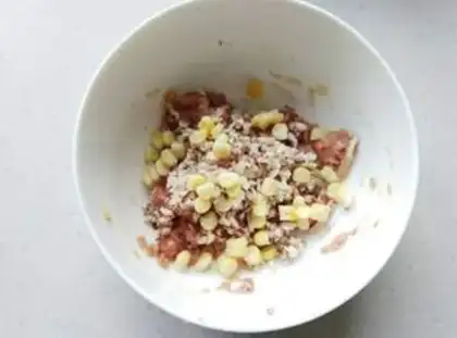 Make Shrimp corn pork step 3