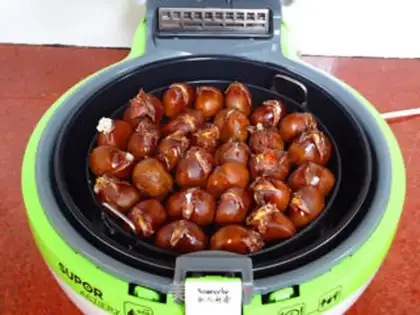 Make Salt roast chestnuts step 4