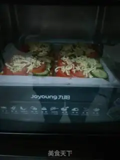 Make Little toast pizza step 5