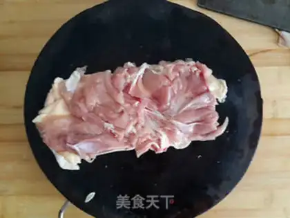Make A chicken ham roll step 1