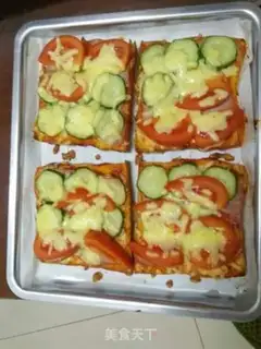 Make Little toast pizza step 6