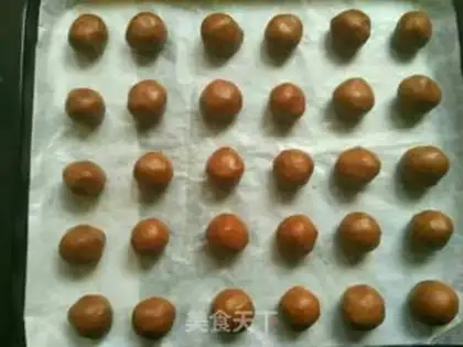 Make Peach Coco cookies step 4