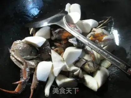 Make Burning crabs white step 4