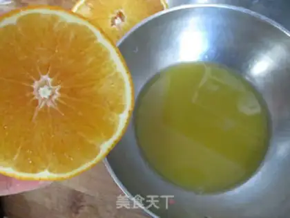 Make Fresh orange Jell-O step 1