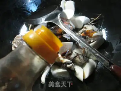 Make Burning crabs white step 6