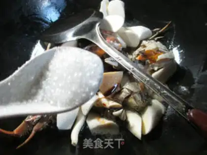 Make Burning crabs white step 7