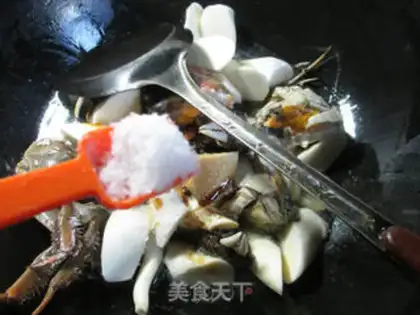 Make Burning crabs white step 8