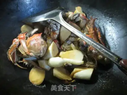 Make Burning crabs white step 9