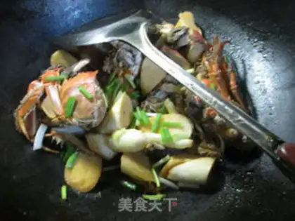 Make Burning crabs white step 10