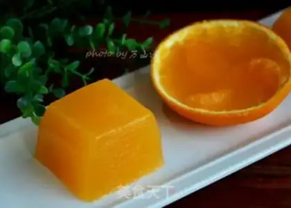 Make Fresh orange Jell-O step 7