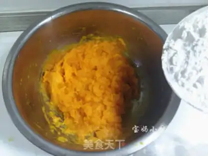 Make Pumpkin sesame cake step 3